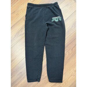 Vintage New York Jets Pro Player Sweatpants Mens Large Faded Black NFL